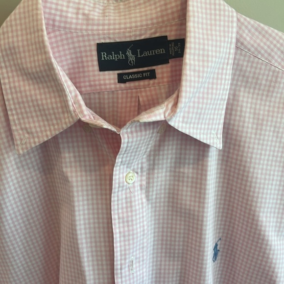 Ralph Lauren classic fit dress shirt 16 34/35 sleeve - Picture 2 of 3